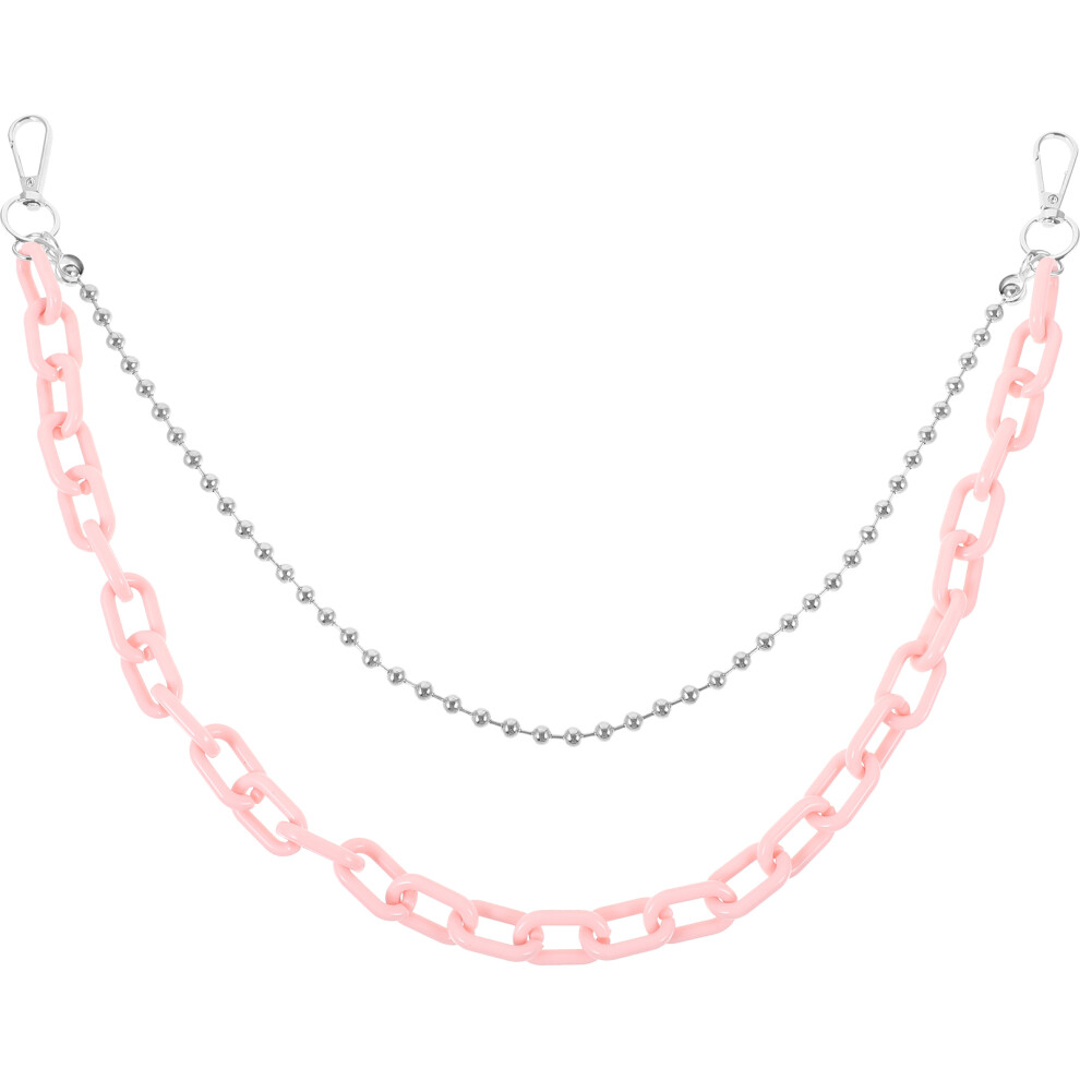 Waist Chain Round Beads Geometric Hip Hop Belt For Adult Pink-image-OPC-PKTGNTB-NEW