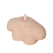 1Pc Beige PVC Shoulder Model Universal Hair Salon Practice Display