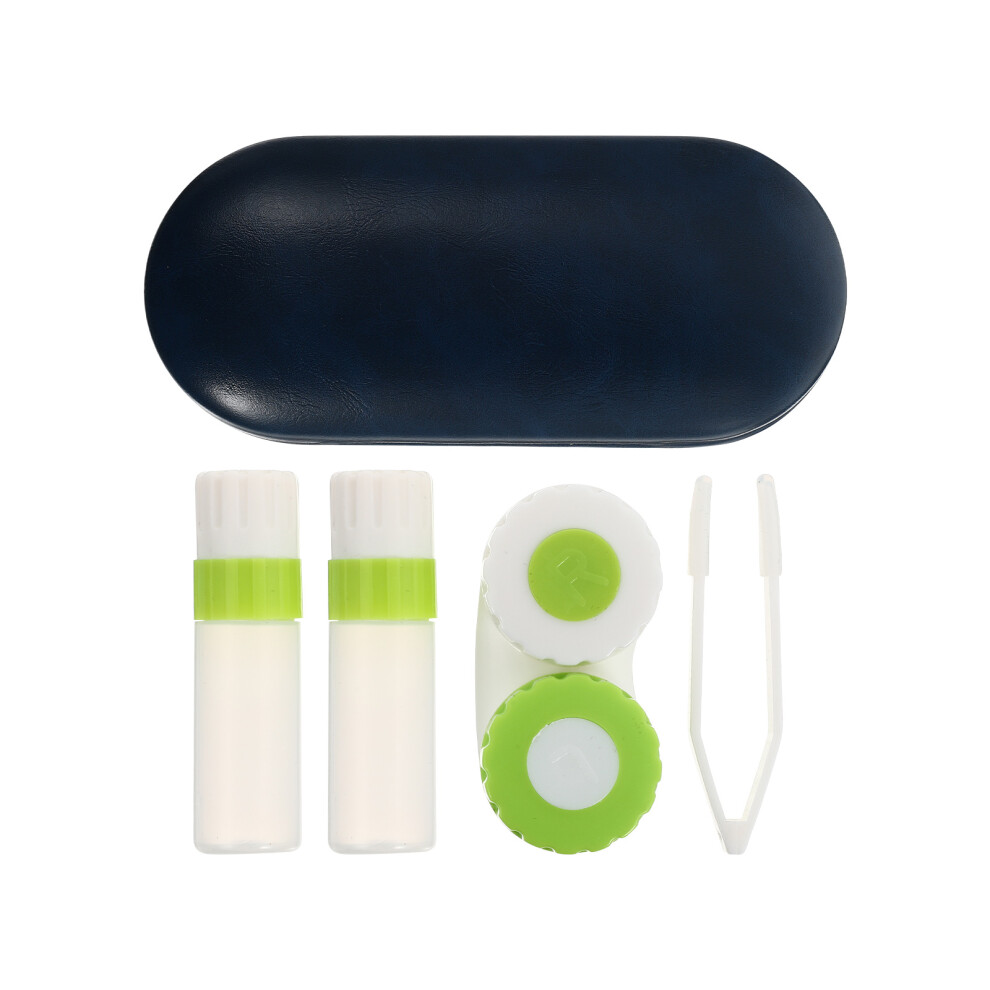 Ohphcall Blue 1Pc Portable Case Glasses Storage Container