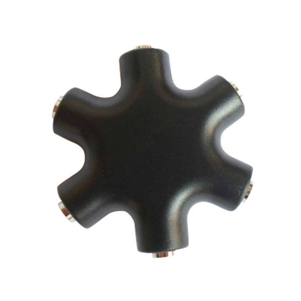 Snow Shape 6 Port 3.5Mm Headset Splitter With Audio Cable 3314107661796