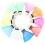 20Pcs Advanced Plastic Colored Shuttlecocks For Outdoor Sports 1