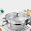 Multifunctional Steam Pot Double Layer Stainless Steel Steamer 28cm 2