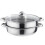 Multifunctional Steam Pot Double Layer Stainless Steel Steamer 28cm 4