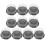 10Pcs Clear Plastic 6Inch Cake Containers With Lids 5