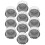 10Pcs Clear Plastic 6Inch Cake Containers With Lids 1