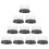 10Pcs Clear Plastic 6Inch Cake Containers With Lids 4