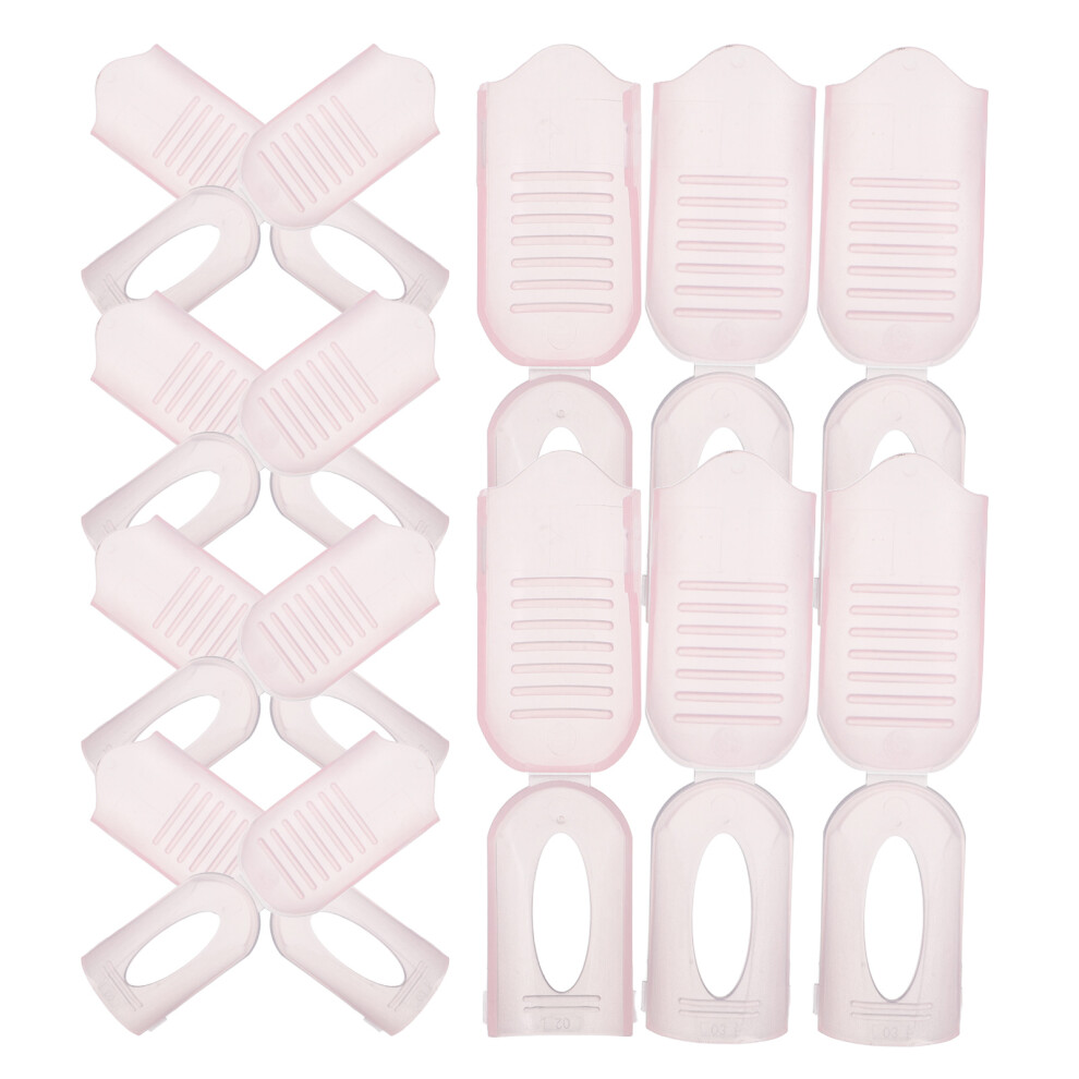 Aboofan 20Pcs Adjustable Nail Polish Remover Clips For Soak Off Uv Gel Nails