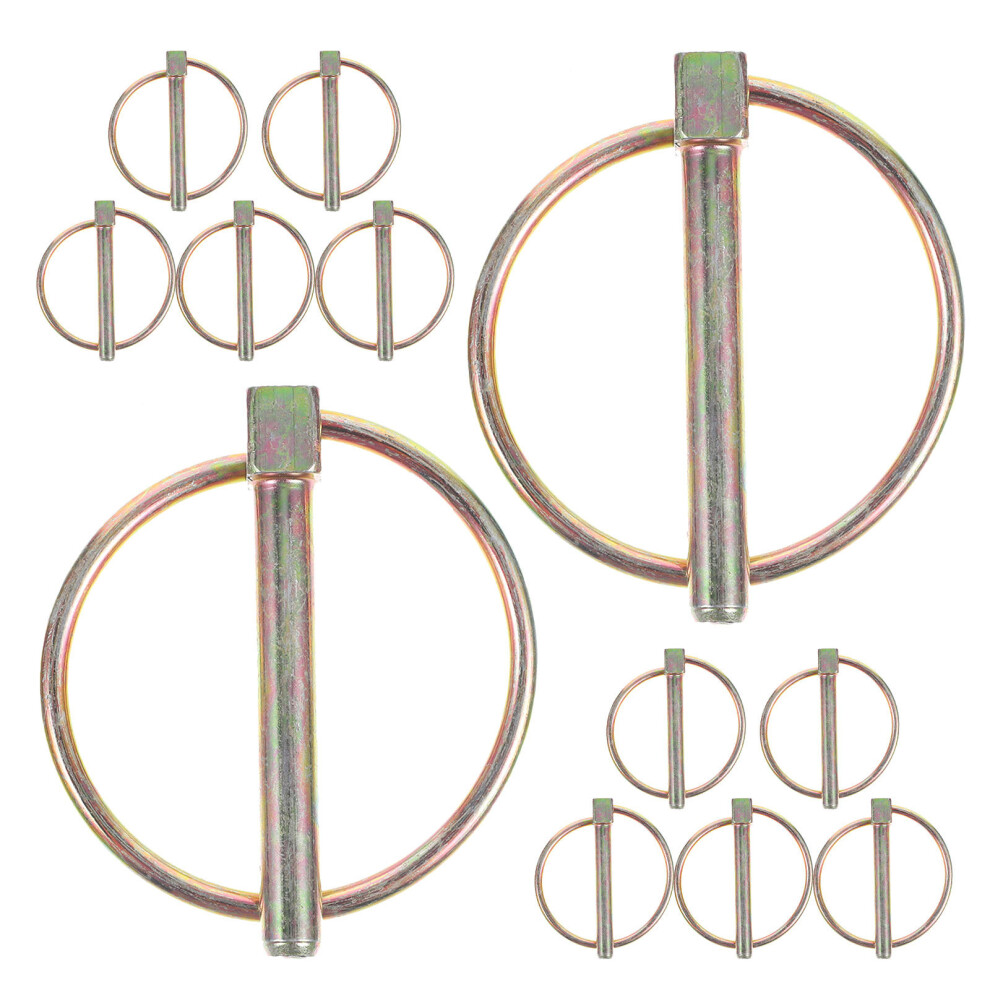 12Pcs Zinc Plated Locking Linch Pins For Trailer Tractor Use 3314107638033