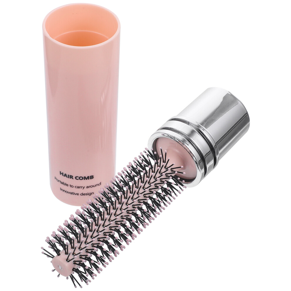 Inoomp Retractable Small Roll Hairbrush For Women Styling And Blow Drying