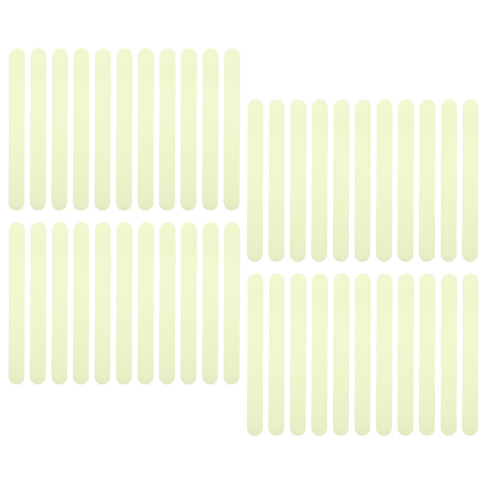 48Pcs Fluorescent Anti-Slip Stair Tapes Self-Adhesive Step Strips 3314207503323