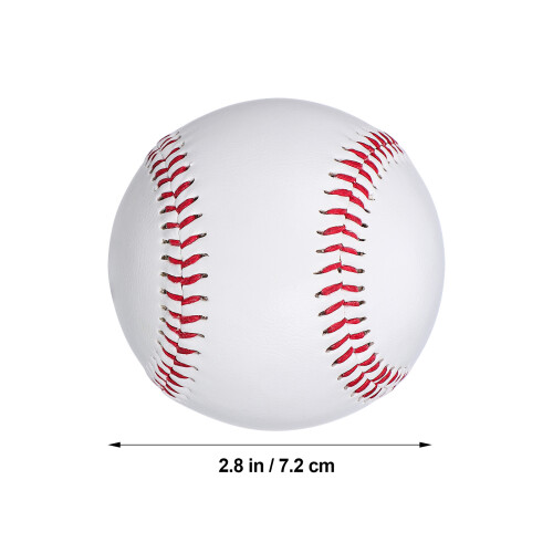 6 pcs high elasticity baseballs for indoor outdoor training 1