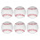 6 pcs high elasticity baseballs for indoor outdoor training 8
