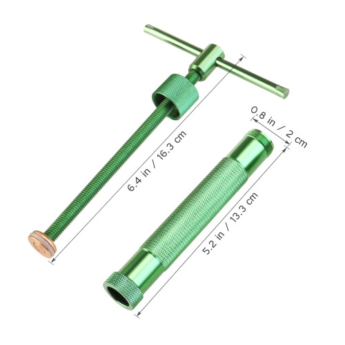 Portable Polymer Clay Extruder Tool With 20 Discs (Green) 2