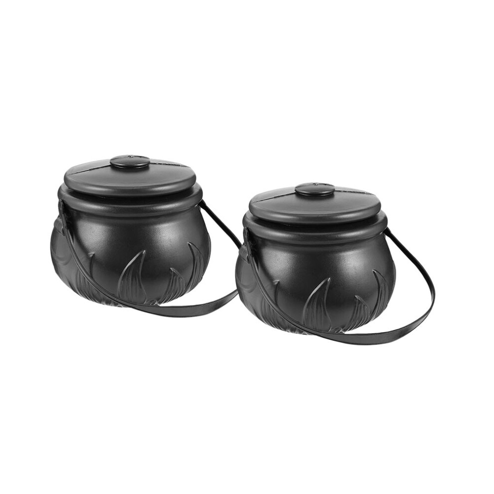 1 set 2pcs halloween witch black buckets for kids candy storage-image-OPC-PKTGR5Y-NEW