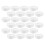 50Pièces Chapeaux Chef Papier Jetables Blancs Cuisine 6