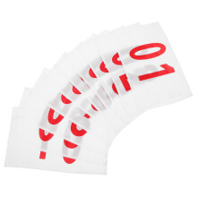 10 Sheets Polyester Cotton Running Bib Replacement Race Numbers