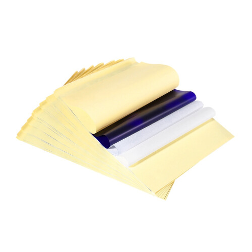 Dark Transfer Paper Set Tattoo Thermal Stencil Sheets for Art Projects