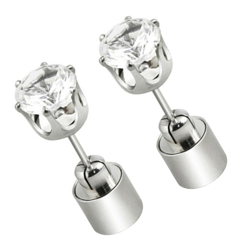 1 Pair Unisex LED Stud Earrings Stainless Party Accessory-image-OPC-PKTGS8P-NEW