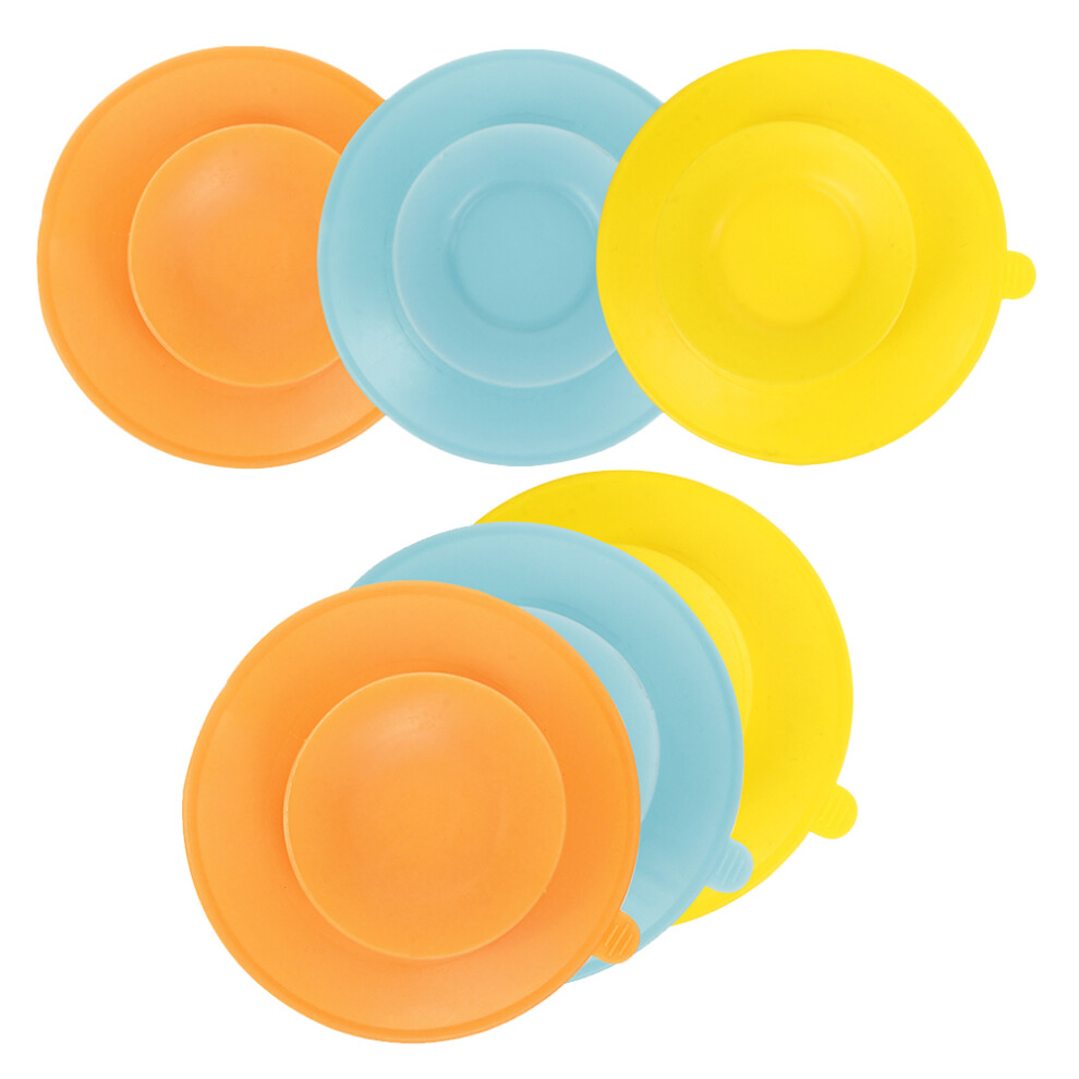 Villcase 6Pcs Double Sided Suction Cups For Baby And Bowl