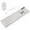 wired white gaming keyboard and mouse kit with colorful backlight 6