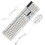 wired white gaming keyboard and mouse kit with colorful backlight 10