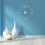 3D Diy Wall Clock Modern Acrylic Arabic Numeral Silver 5