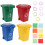 1 Set Conure Toy Color Sorting Bin Bird Teaching Tool Box Parrot Toy 3