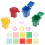 1 Set Conure Toy Color Sorting Bin Bird Teaching Tool Box Parrot Toy 4