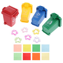 set conure speelgoed kleurensorteerbak educatief papegaaispeelgoed