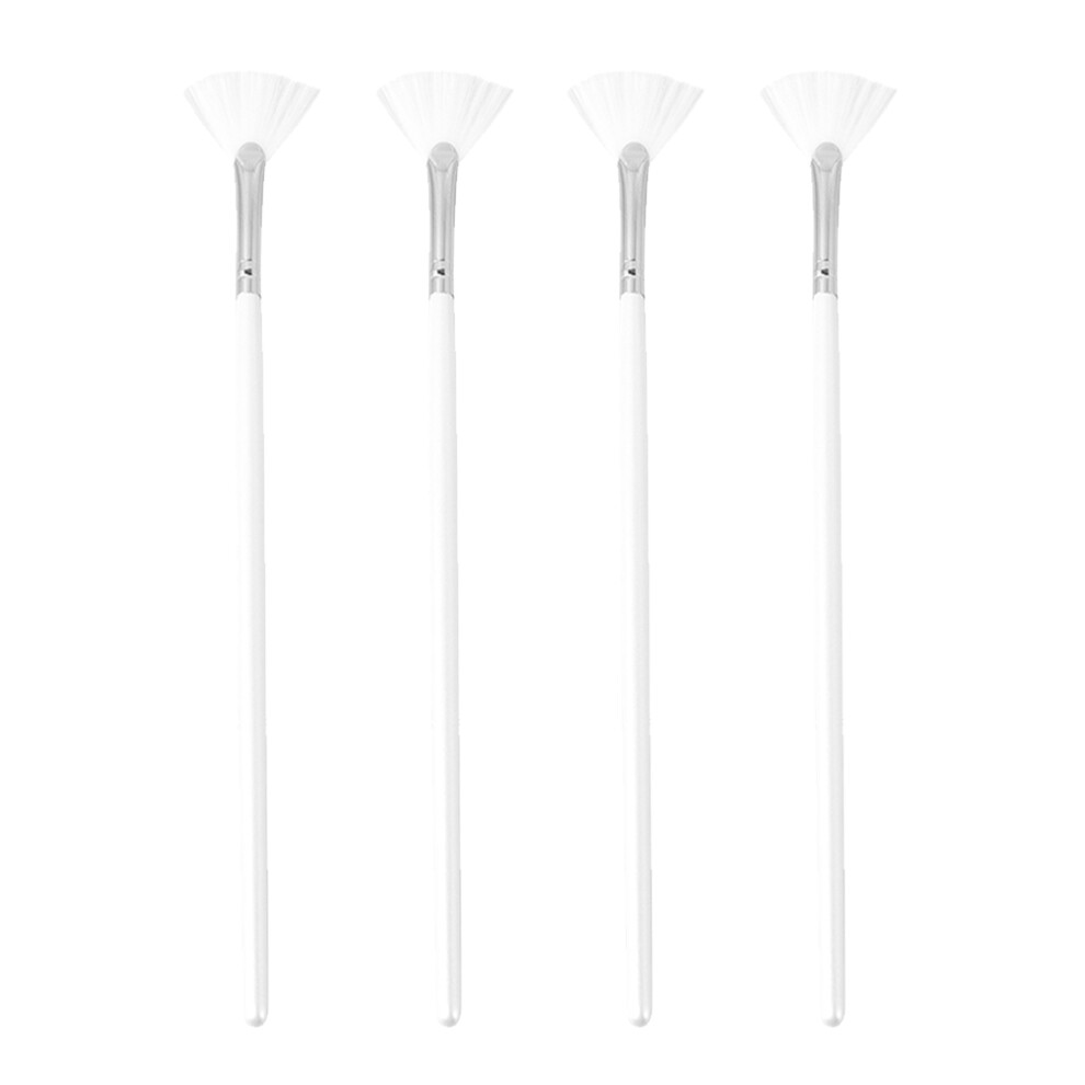 Happyyami Cream 4Pcs Fan Brushes For Facial Mud Application