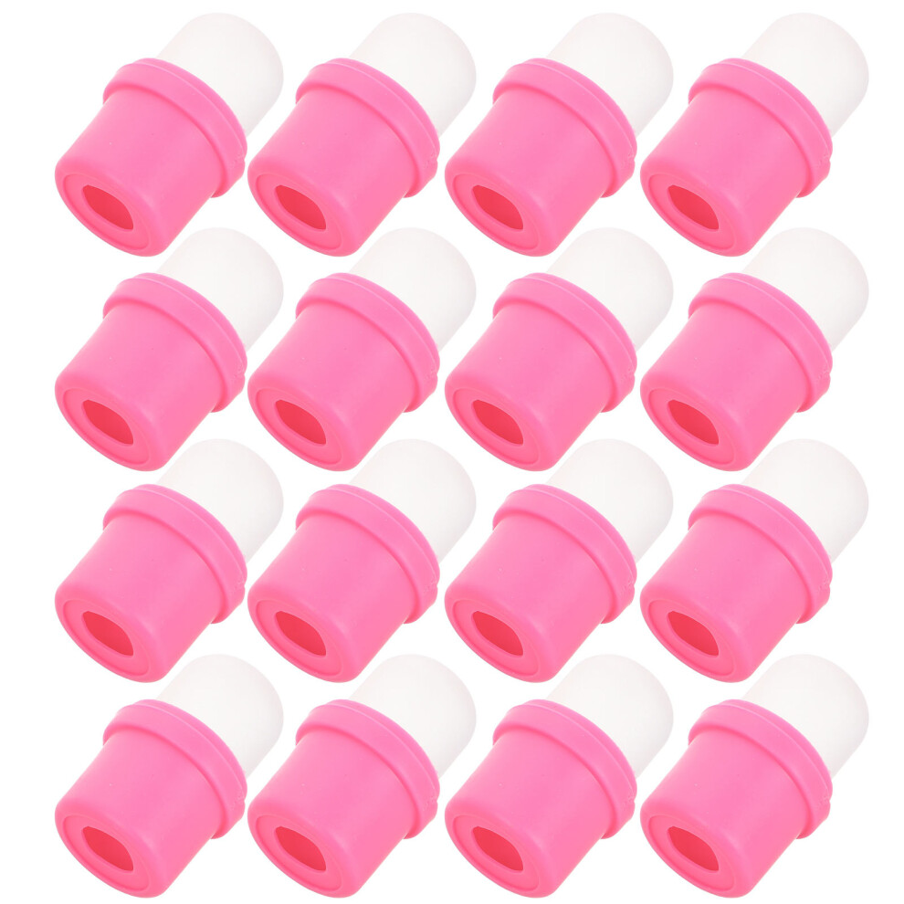 Happyyami 20Pcs Silicone Nail Polish Remover Cap For Soak Off Uv Gel Manicure