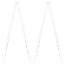 4Pcs Clear Pusher Stick Reusable Crystal Mahjong Push Ruler Supply