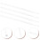 4Pcs Clear Pusher Stick Reusable Crystal Mahjong Push Ruler Supply 4