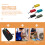 5pcs Small Tool Bag Zipper Waterproof Multi-Purpose Oxford Cloth Pouch 9