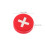10 Pcs Silicone Tennis Racket Vibration Dampeners Round Flag Pattern 2