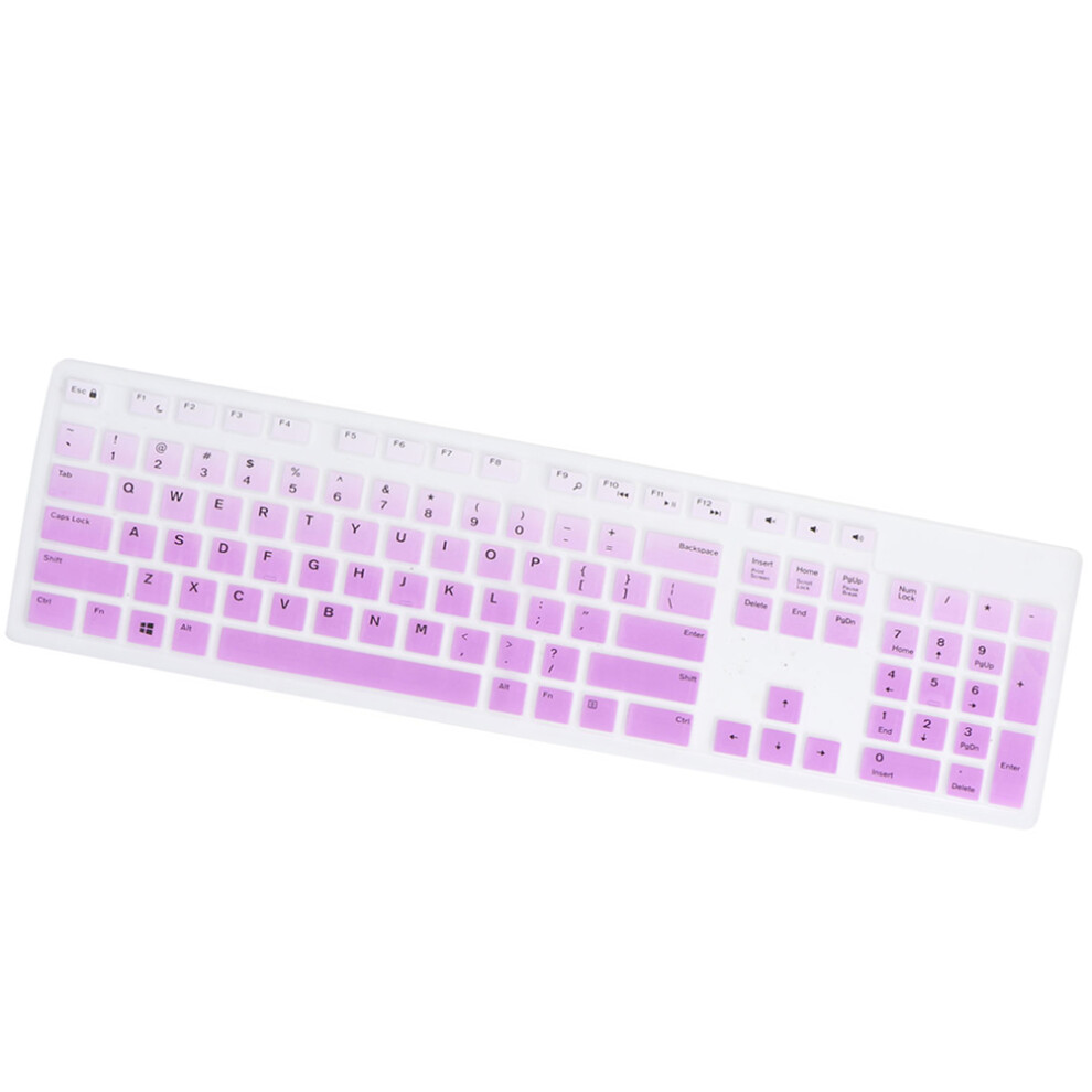 Worgeous Keyborad Cover Computer Keyboard For Laptop Protector Purple 3314107676707