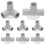 8pcs 3- -shaped connectors for fence indoor use 10