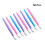 50Pcs Rubber Nail Art Press Pen Multi Function Cuticle Pusher Stick 10