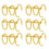 6Pcs Metal 3-Ring Binder Rings For Loose Leaf Notebooks 4