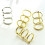6Pcs Metal 3-Ring Binder Rings For Loose Leaf Notebooks 9