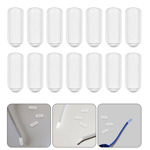 200Pcs Rubber Hair Band End Caps Replacement 2