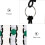 5Pcs Golf Ball Bead Count Stroke Score Counter Chain Random Color 10