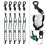 5Pcs Golf Ball Bead Count Stroke Score Counter Chain Random Color 2