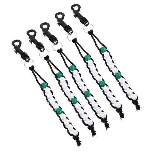 5Pcs Golf Ball Bead Count Stroke Score Counter Chain Random Color 2