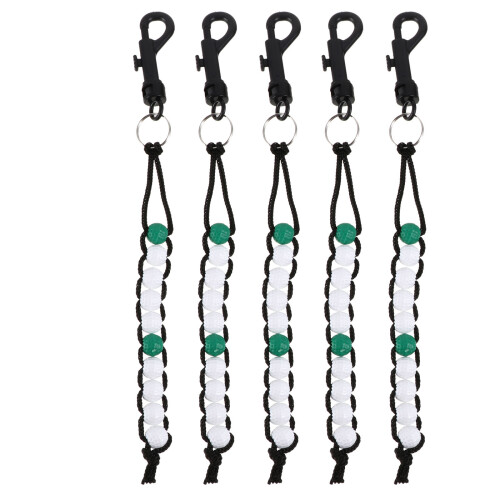 5Pcs Golf Ball Bead Count Stroke Score Counter Chain Random Color