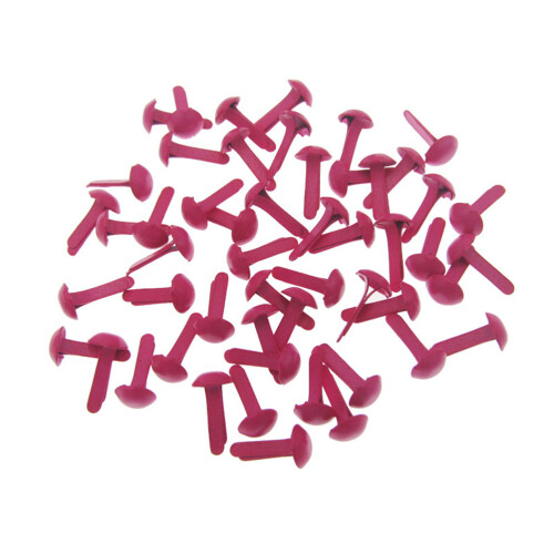 100 Pcs Mini Brads Assorted Pastel 8X20Mm For Scrapbooking Crafts 2
