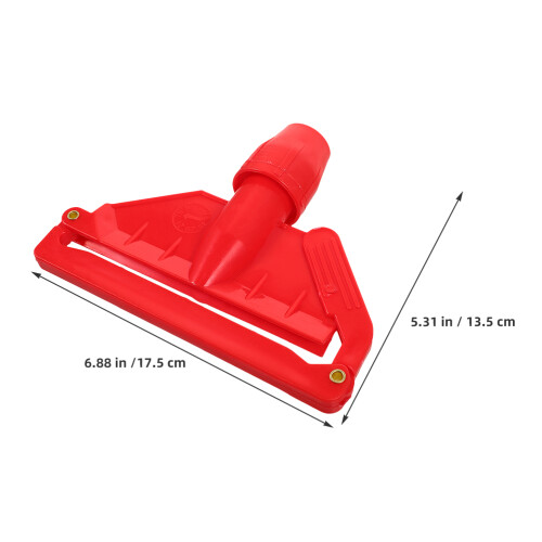 2Pcs Mop Head Clamp: Replacement Clips For Floor Mop Gripper Handle 1