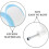 4Pcs Replacement Wheels For Baby Cart Walker Universal Plastic Rubber 7