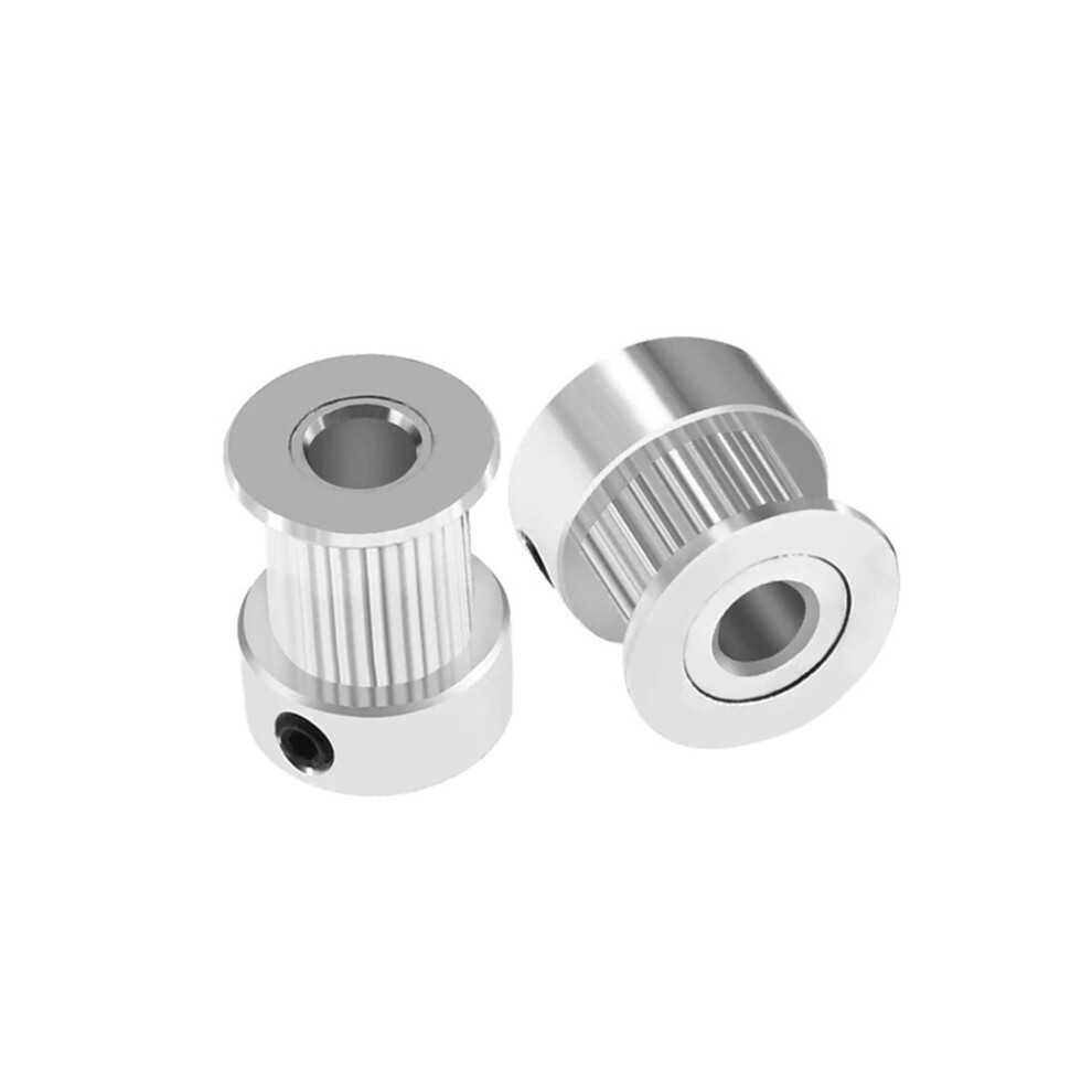 Gt2 Aluminum Pulley 20-Tooth, 5Mm/8Mm Bore, Synchronous Timing Pulley For Gt2 Belt, 8Mm/10Mm Shaft Compatibility 9084446173277