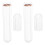 2 tragbares zigarrenhumidorohr, transparent, luftdicht 1